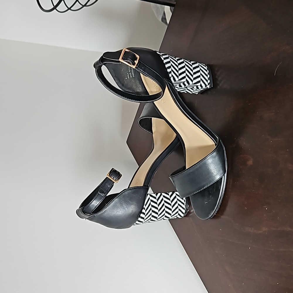 Block heel, ankle strap sandal